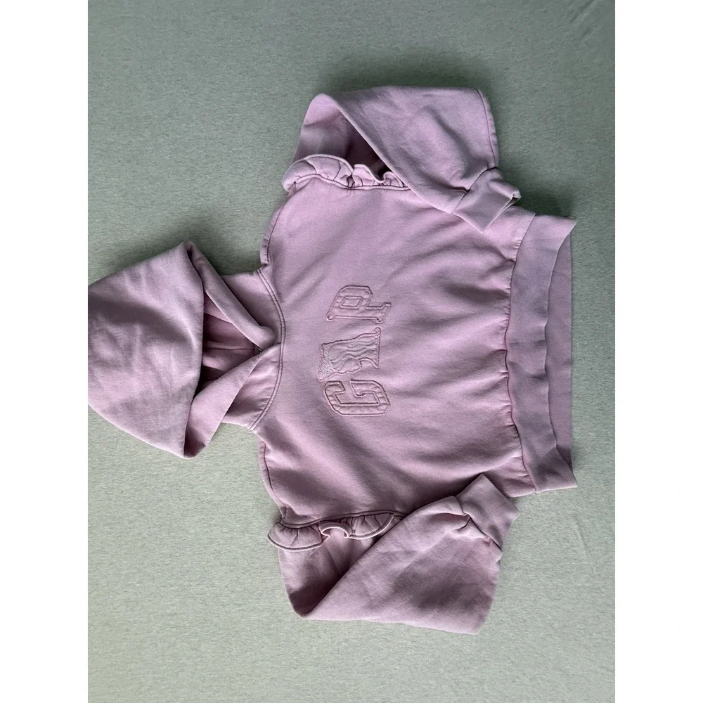 GAP Wicked Pink Girls Pull Over Hoodie Sweater Size 8 Year Old Medium
